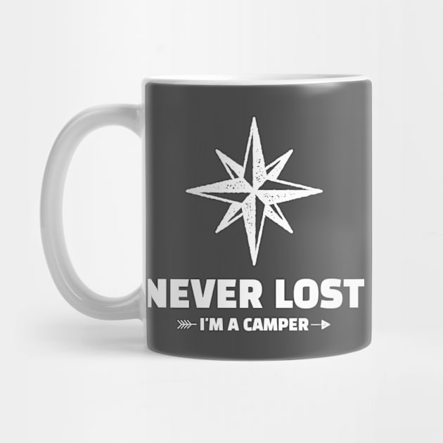 NEVER LOST I'M A CAMPER by HEROESMIND